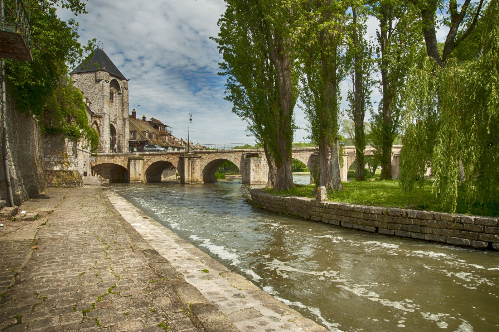 Nikon D700 sample photo. Bridge, moret-sur-loing, france photography