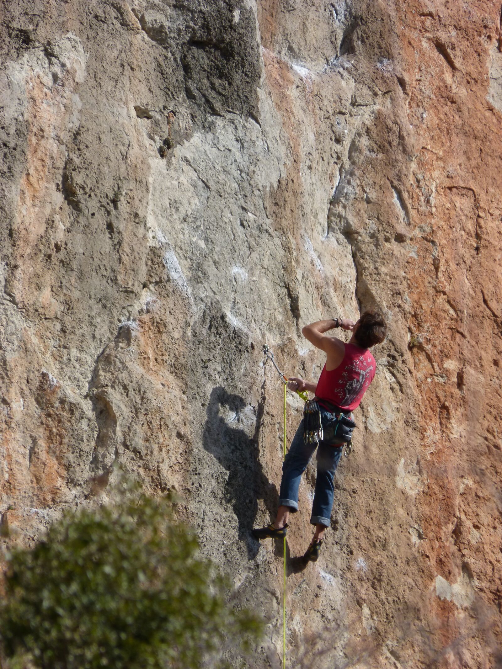 Panasonic DMC-FZ62 sample photo. Escalation, scalar, rock wall photography