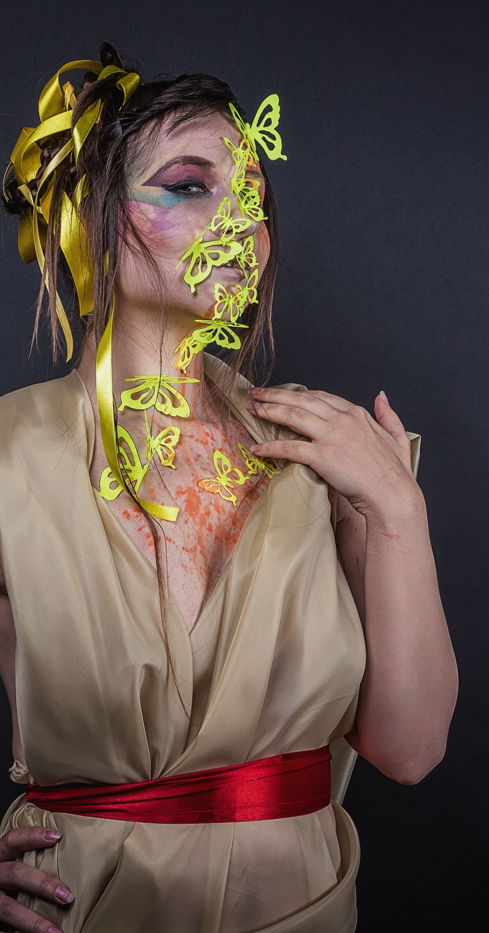 Canon EOS 5D Mark III sample photo. Body painting, image, butterfly photography