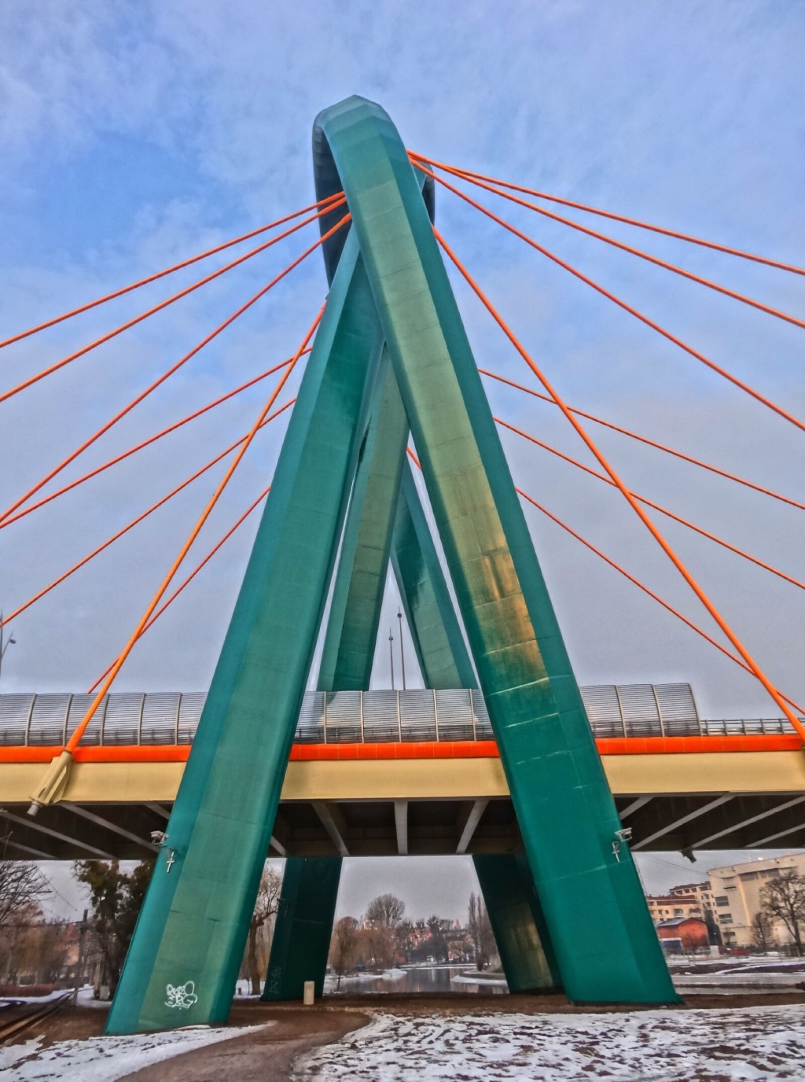 Sony Cyber-shot DSC-HX20V sample photo. University bridge, bydgoszcz, brda photography