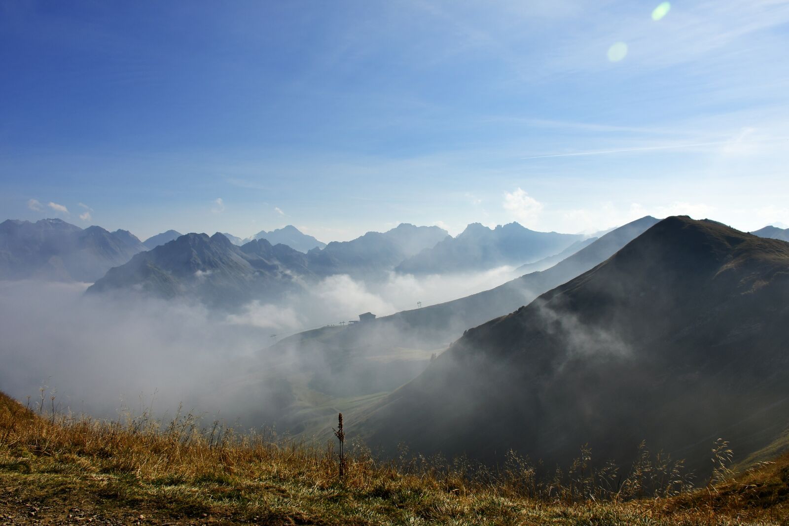 Nikon D7500 sample photo. Schlappolteck, mountains, fog photography