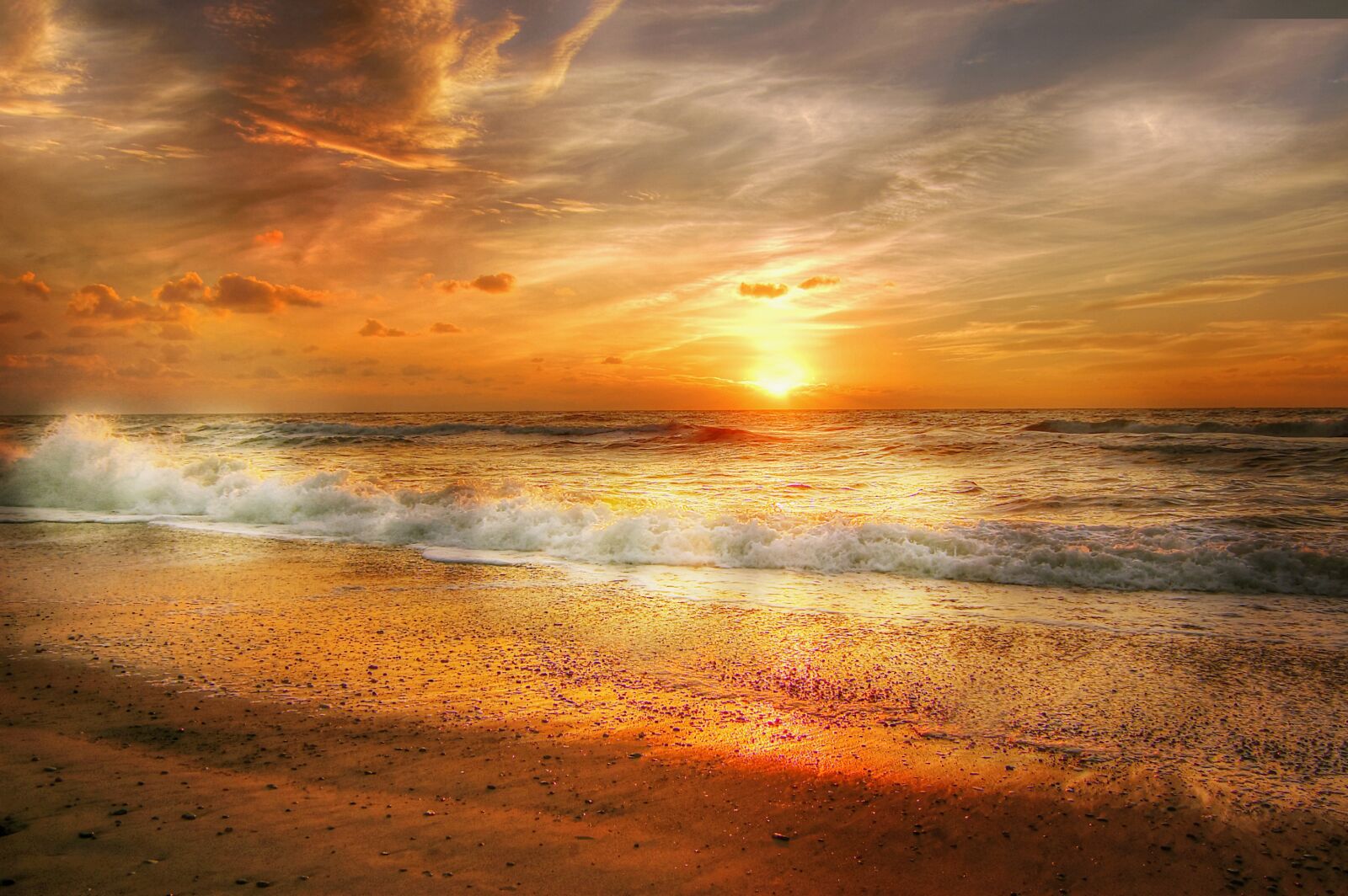 Nikon D40 sample photo. North sea, sun, sky photography