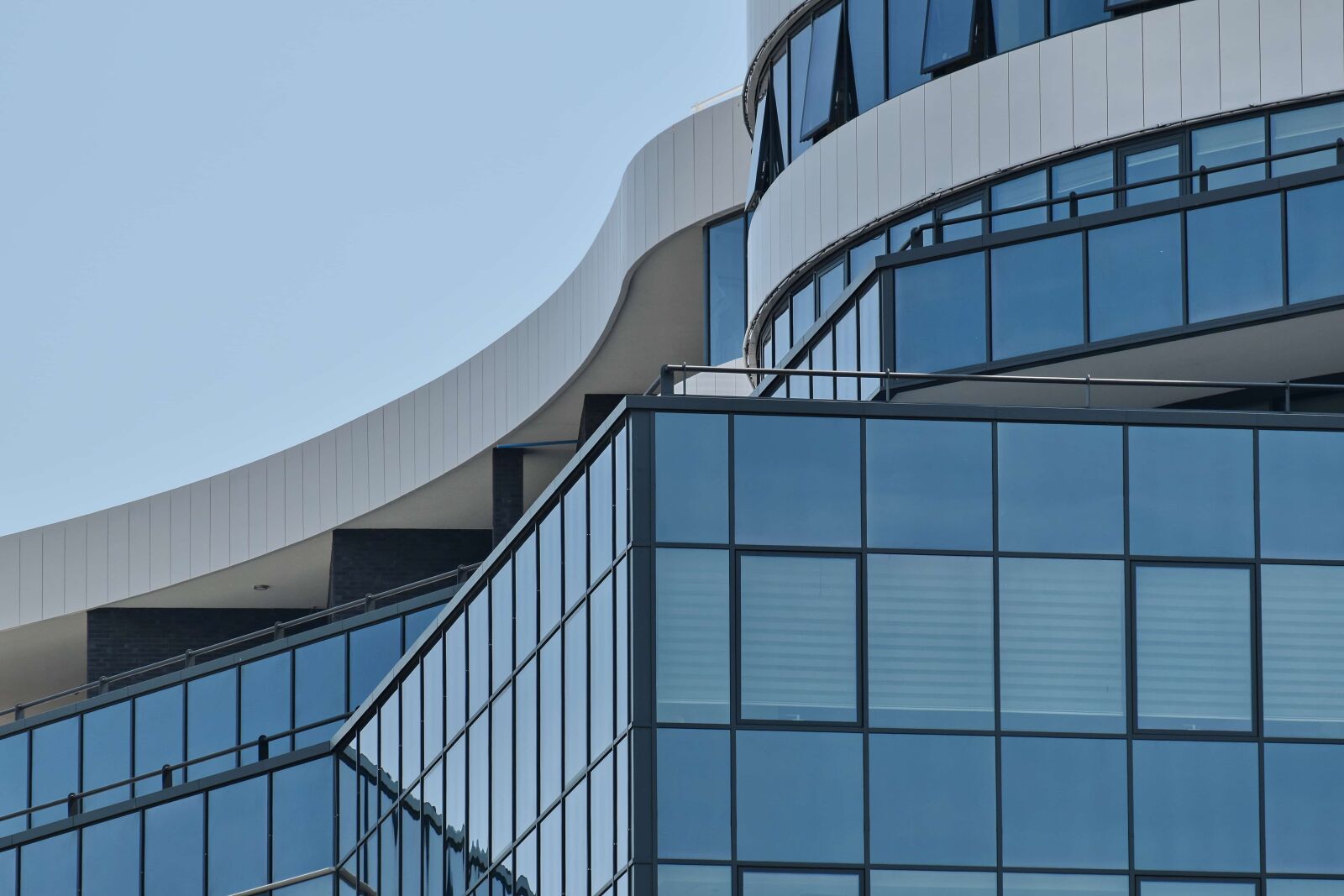 Nikon D5500 sample photo. Blue, contemporary, curve, futuristic photography