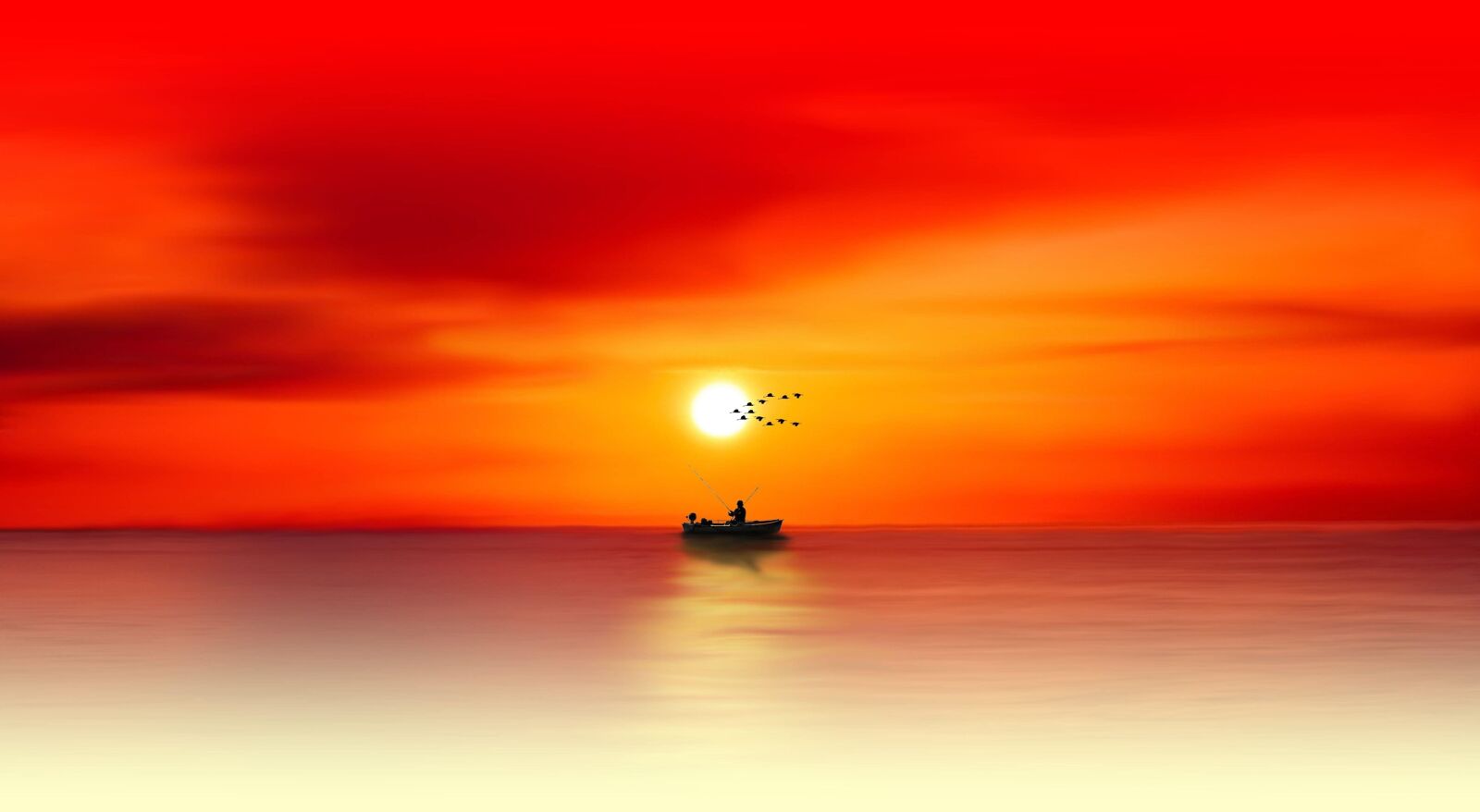 Nikon D3300 sample photo. Photomontage, sea, sunset, fisherman photography