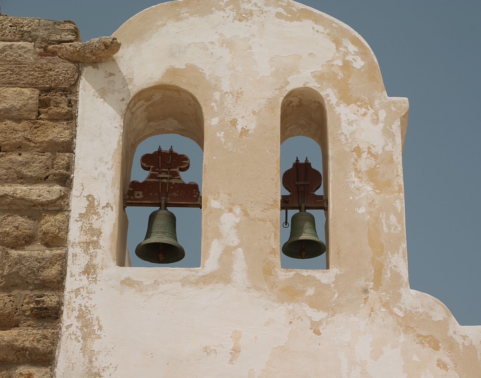 Pentax K10D sample photo. Church, bell tower, bells photography
