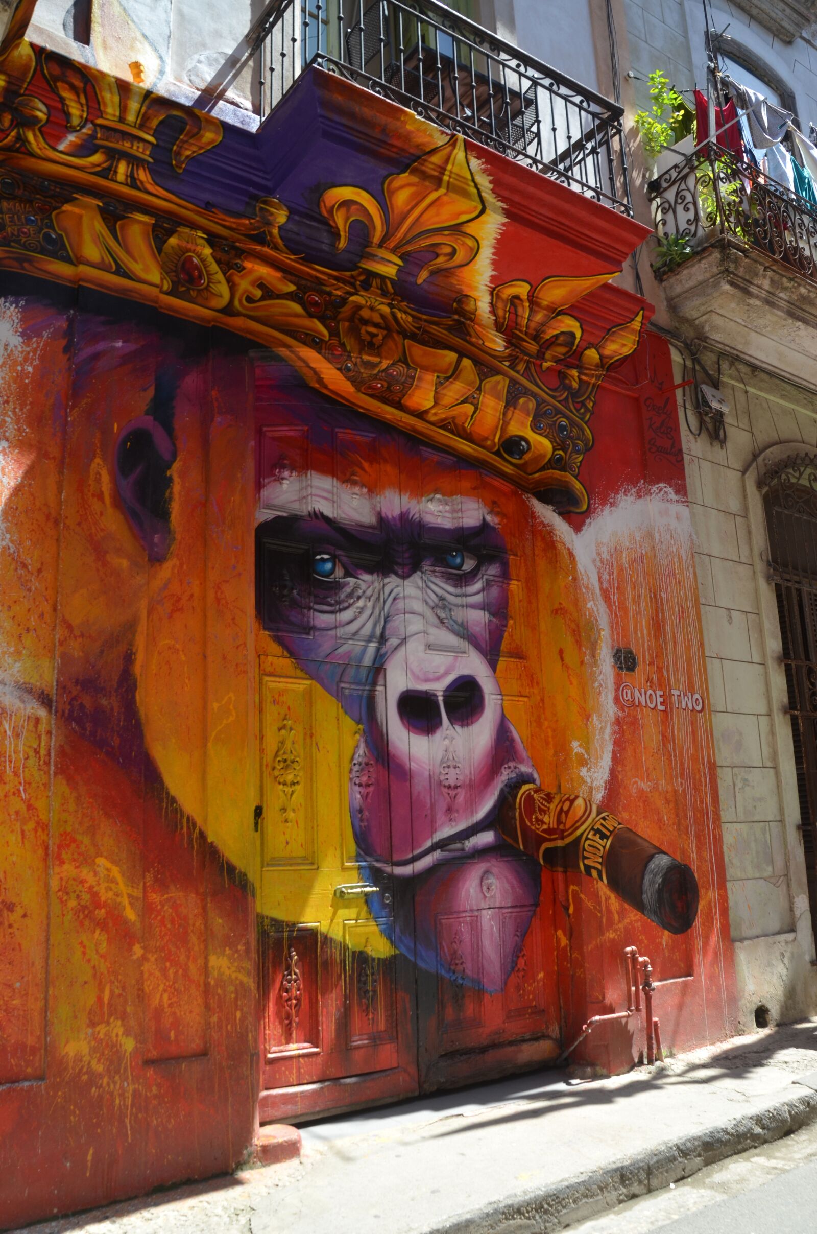 Nikon D5100 sample photo. Art, graffiti, monkey photography