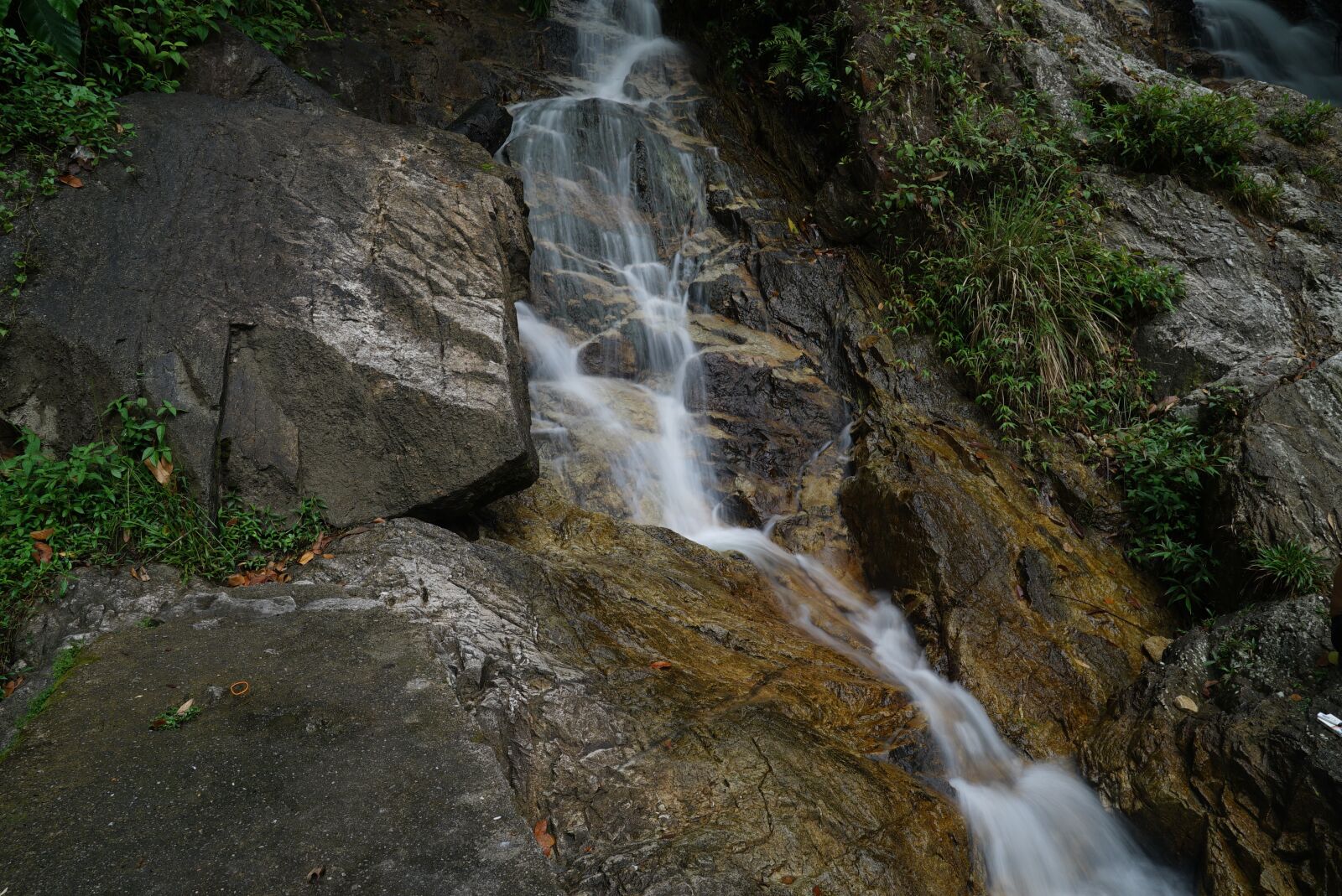 Sony a7S + Sony FE 24-70mm F2.8 GM sample photo. Waterfall, nature, long exposure photography