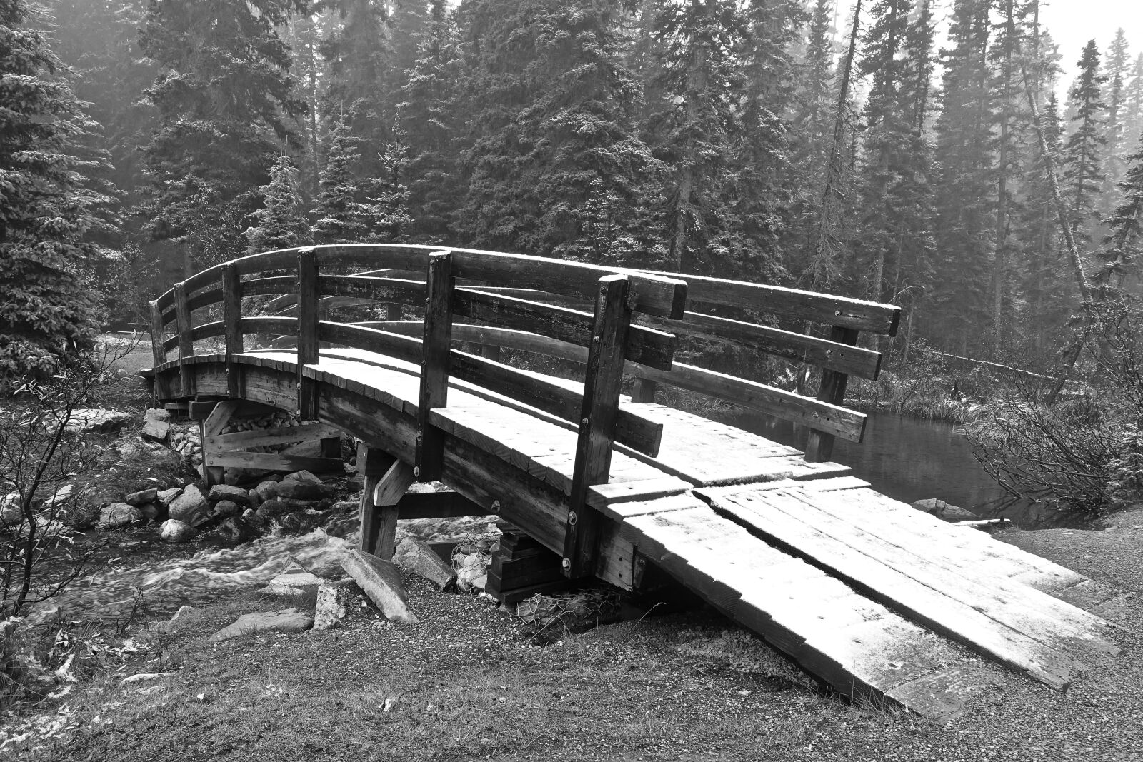 Sony Cyber-shot DSC-RX100 III sample photo. Bridge, crossing, snow photography