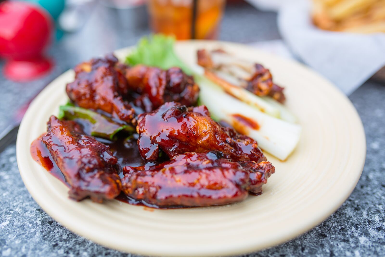 Canon EOS 5D Mark III sample photo. Wings, bbq, barbecue photography