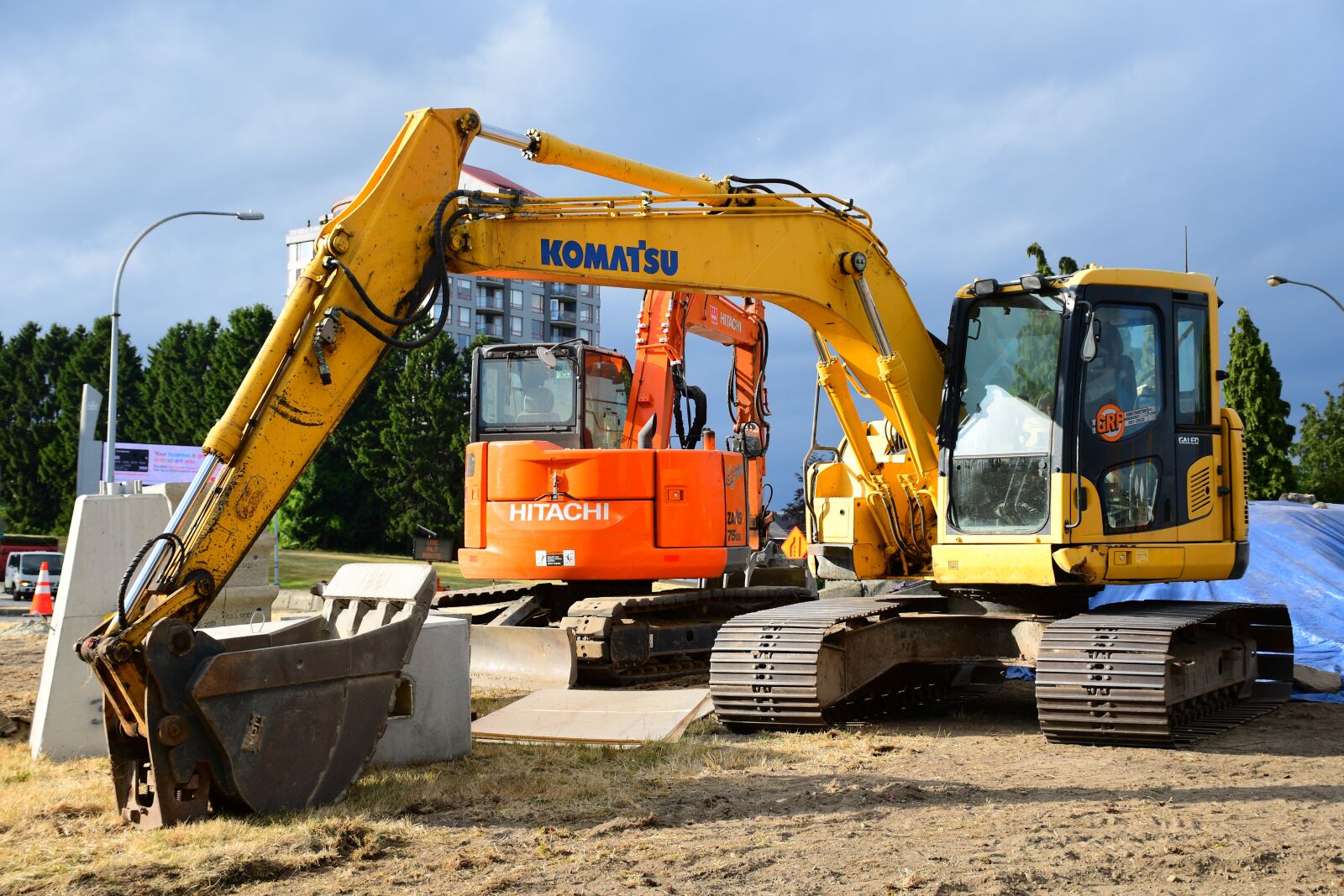 Nikon D7500 sample photo. Backhoe, construction equipment, digging photography