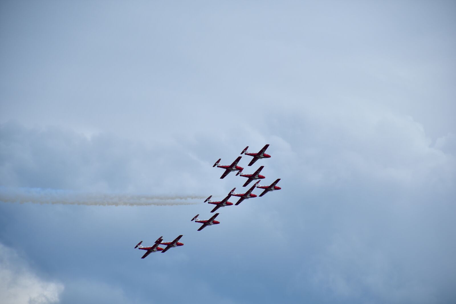 Nikon D7500 sample photo. Formation, synchronized flying, air photography