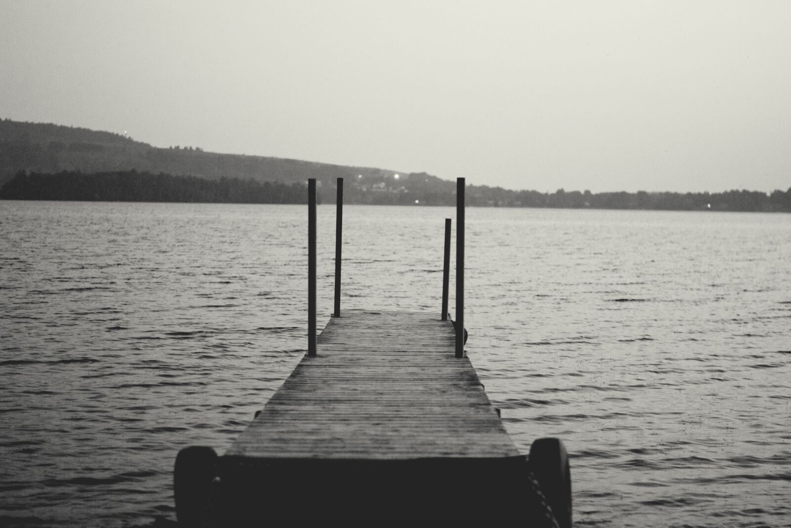 Nikon D3100 sample photo. Lake, dock, nature photography