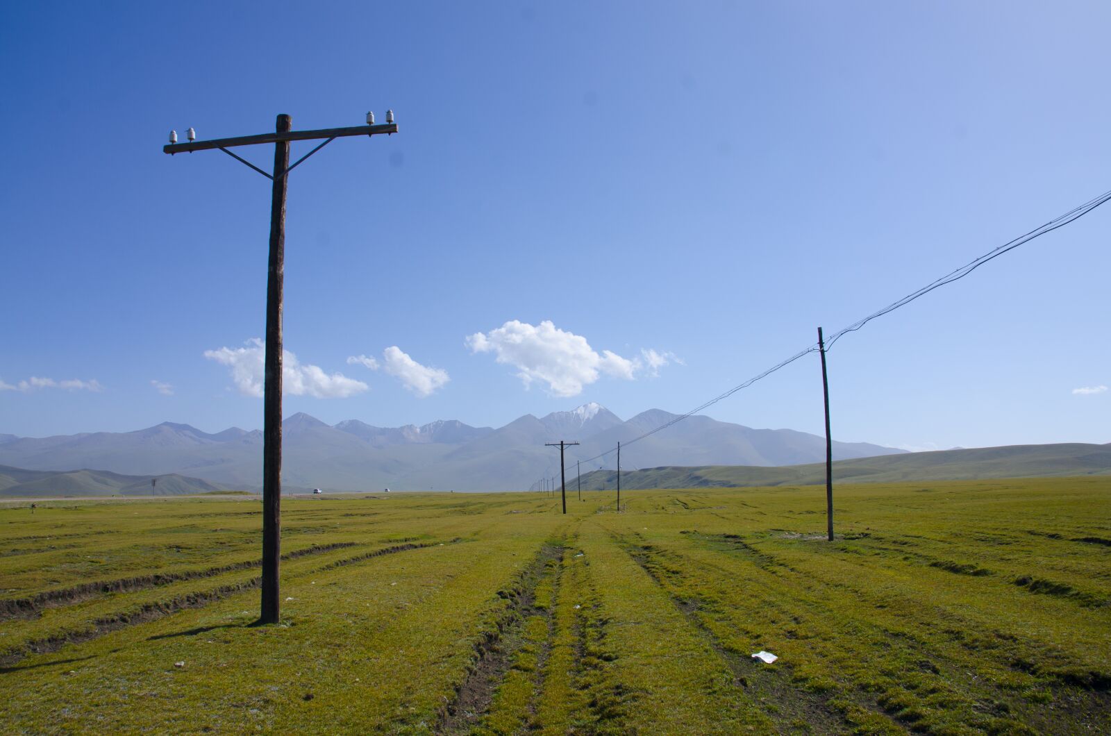 Nikon D7000 sample photo. Grassland, blue sky, white photography