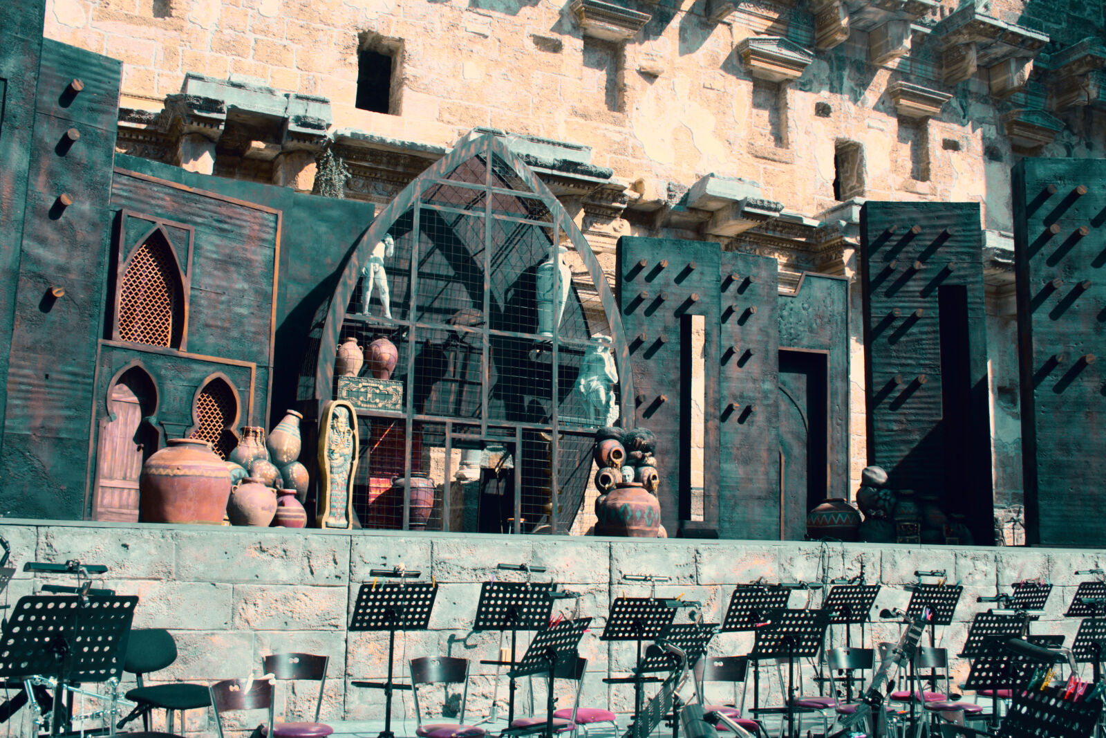 Canon EF-S 18-55mm F3.5-5.6 II sample photo. Aspendos, turkey photography