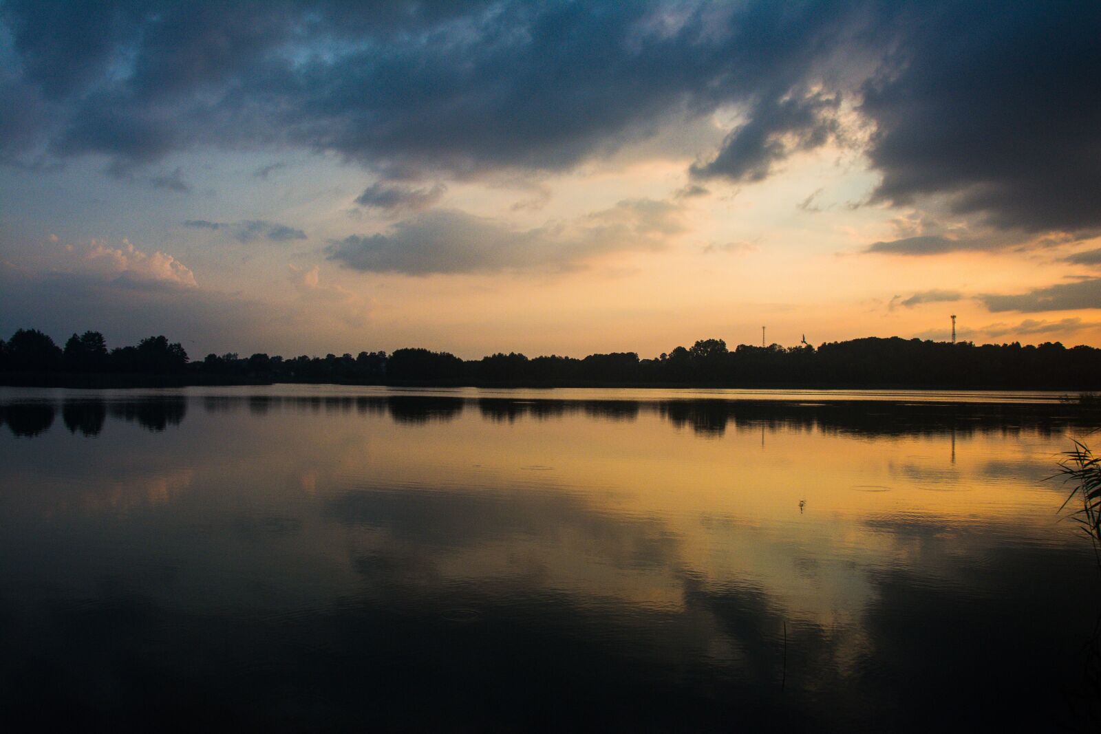 Nikon D5200 sample photo. Lake, sunset, masuria photography