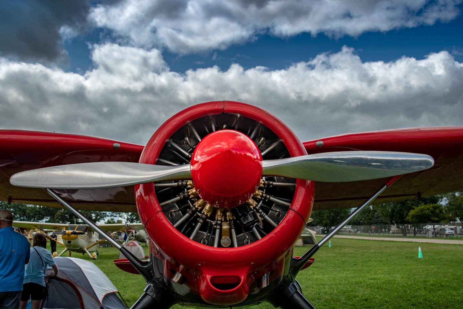 Tamron SP 24-70mm F2.8 Di VC USD sample photo. Vintage, aircraft, propeller photography