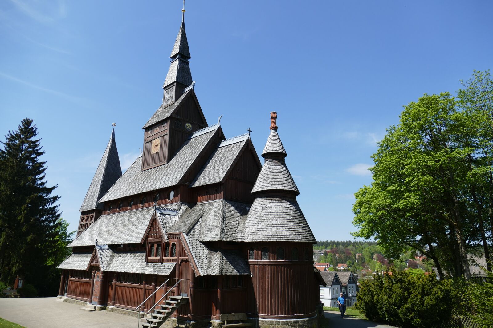 Panasonic Lumix DMC-FZ1000 sample photo. Stave church, goslar-hahnenklee, old photography