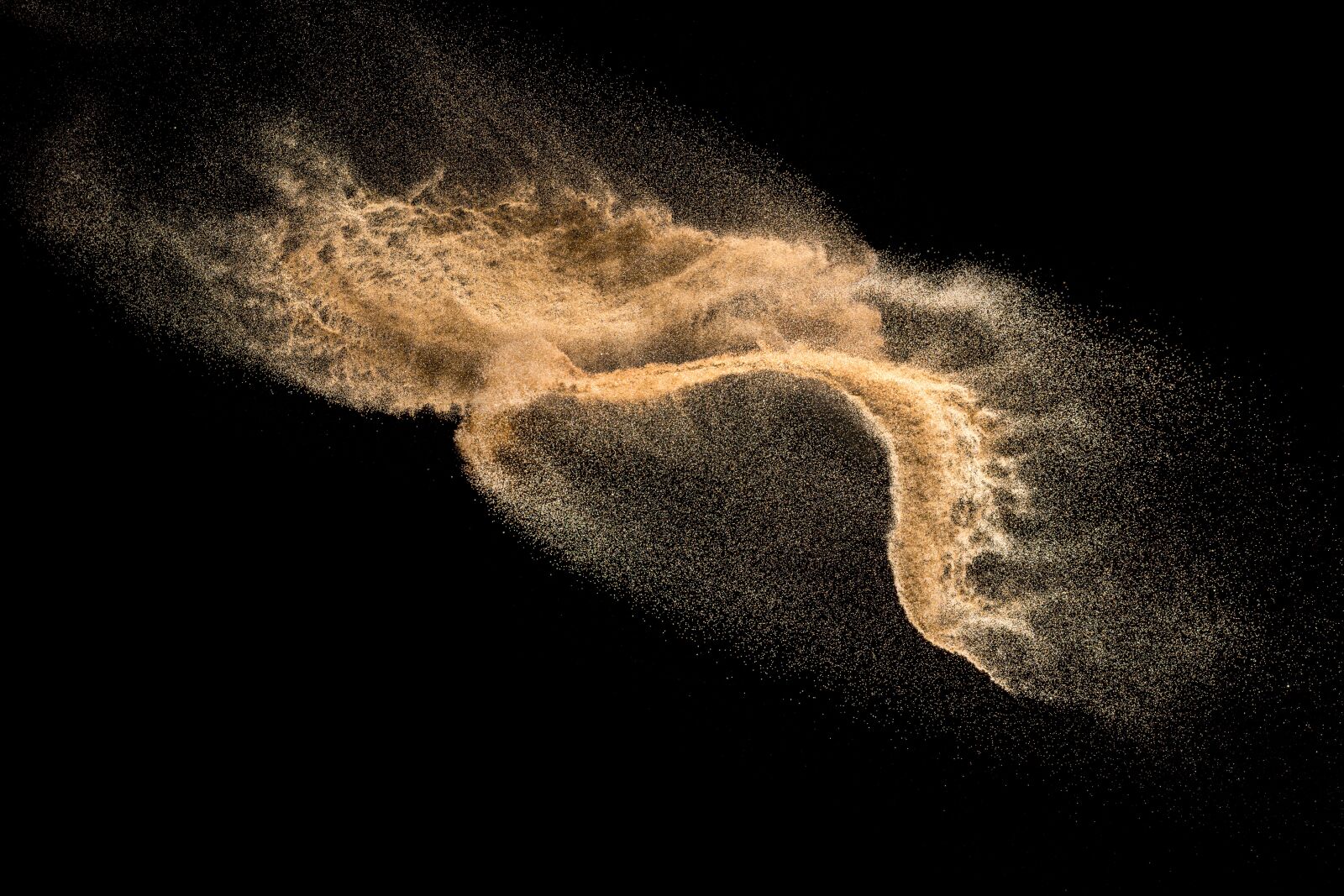 Nikon D7200 sample photo. Sand, dust, explosion photography