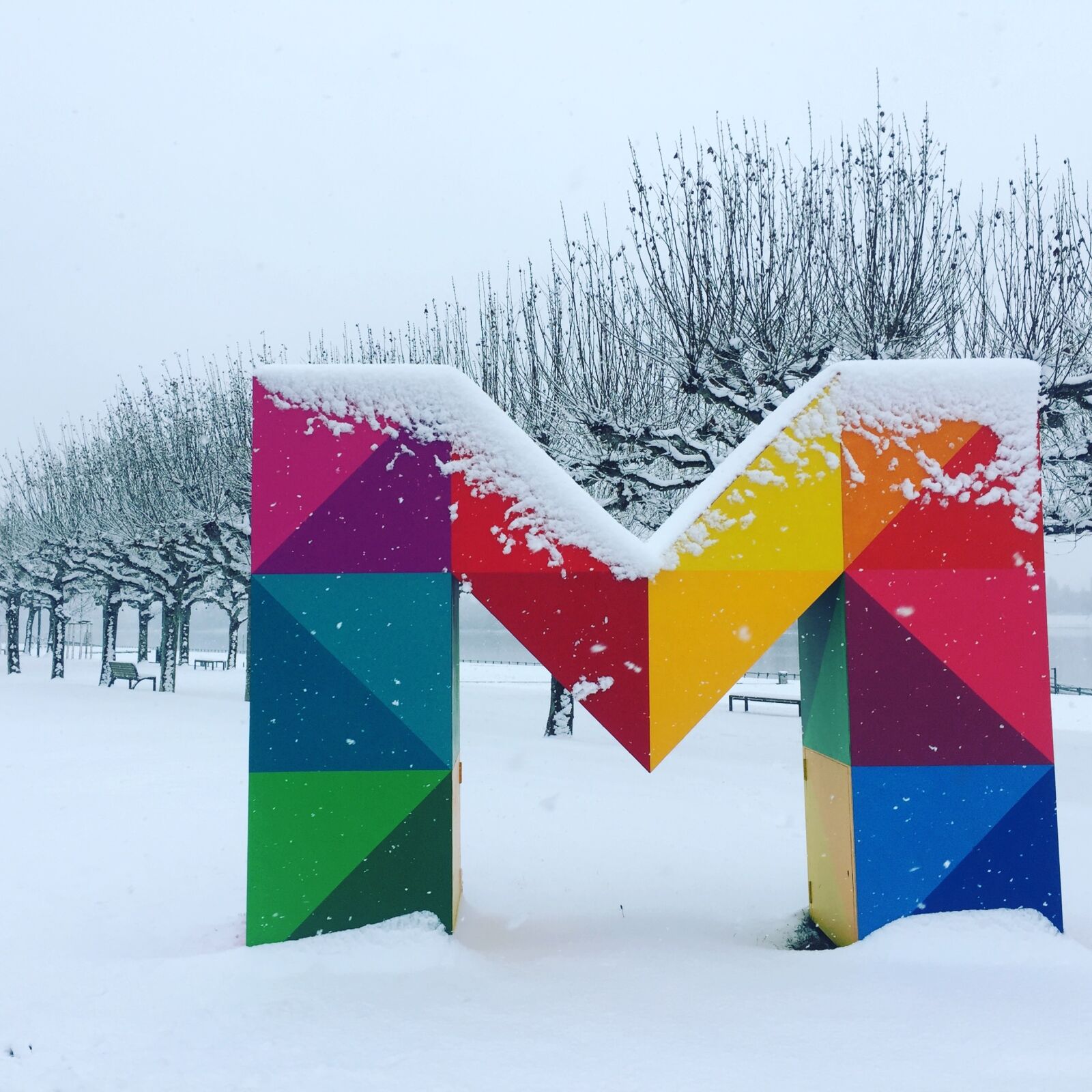 iPhone 6 Plus back camera 4.15mm f/2.2 sample photo. Snow, mainz, scenery photography