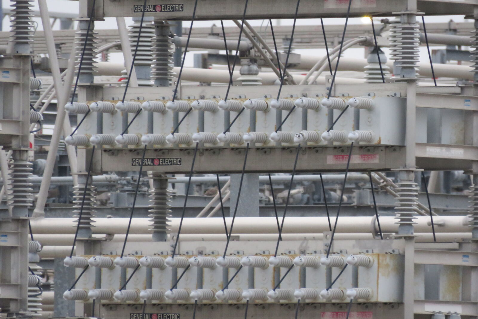 Canon PowerShot SX60 HS sample photo. Electric, grid, industrial, area photography