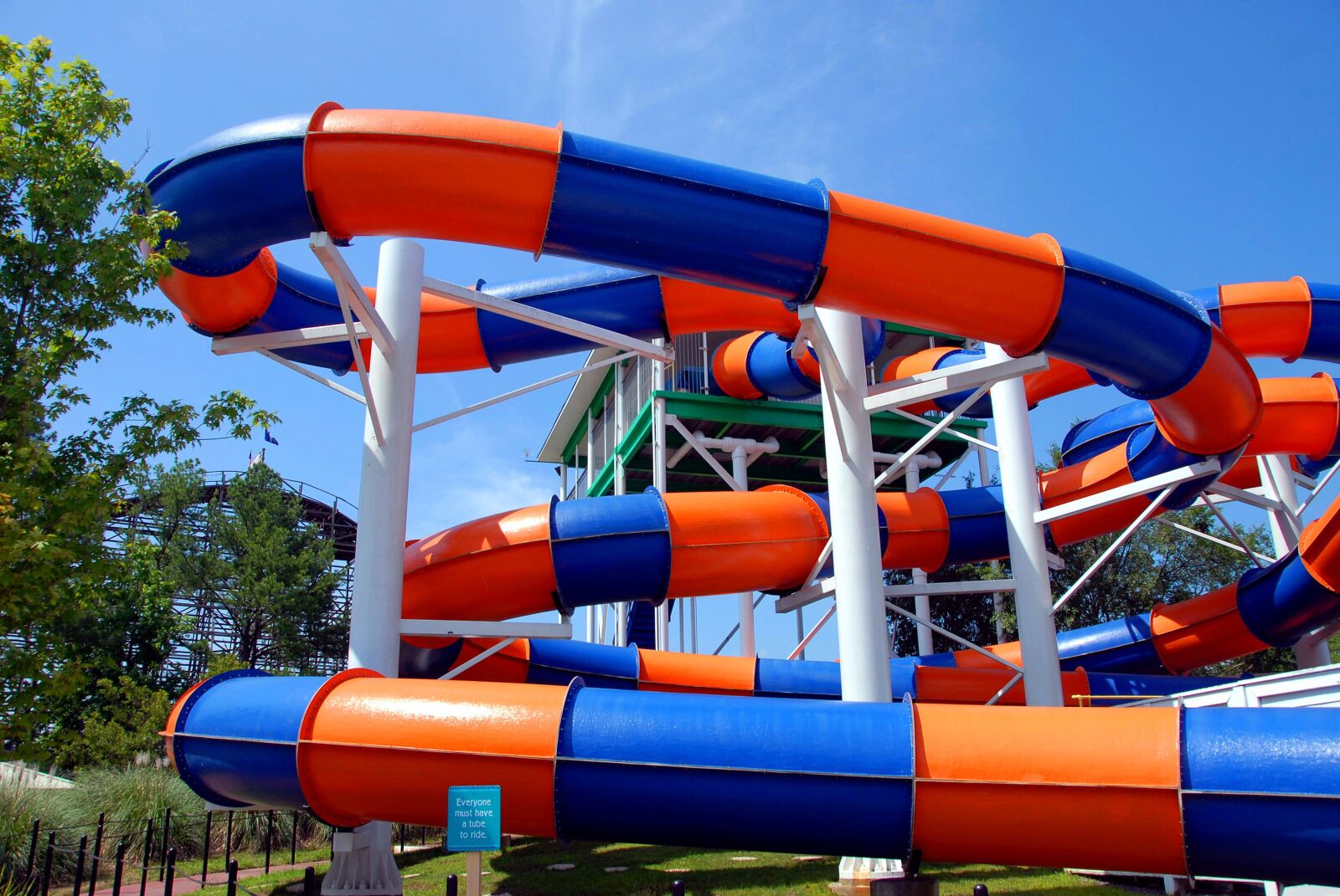 Nikon D200 sample photo. Water park, theme park photography