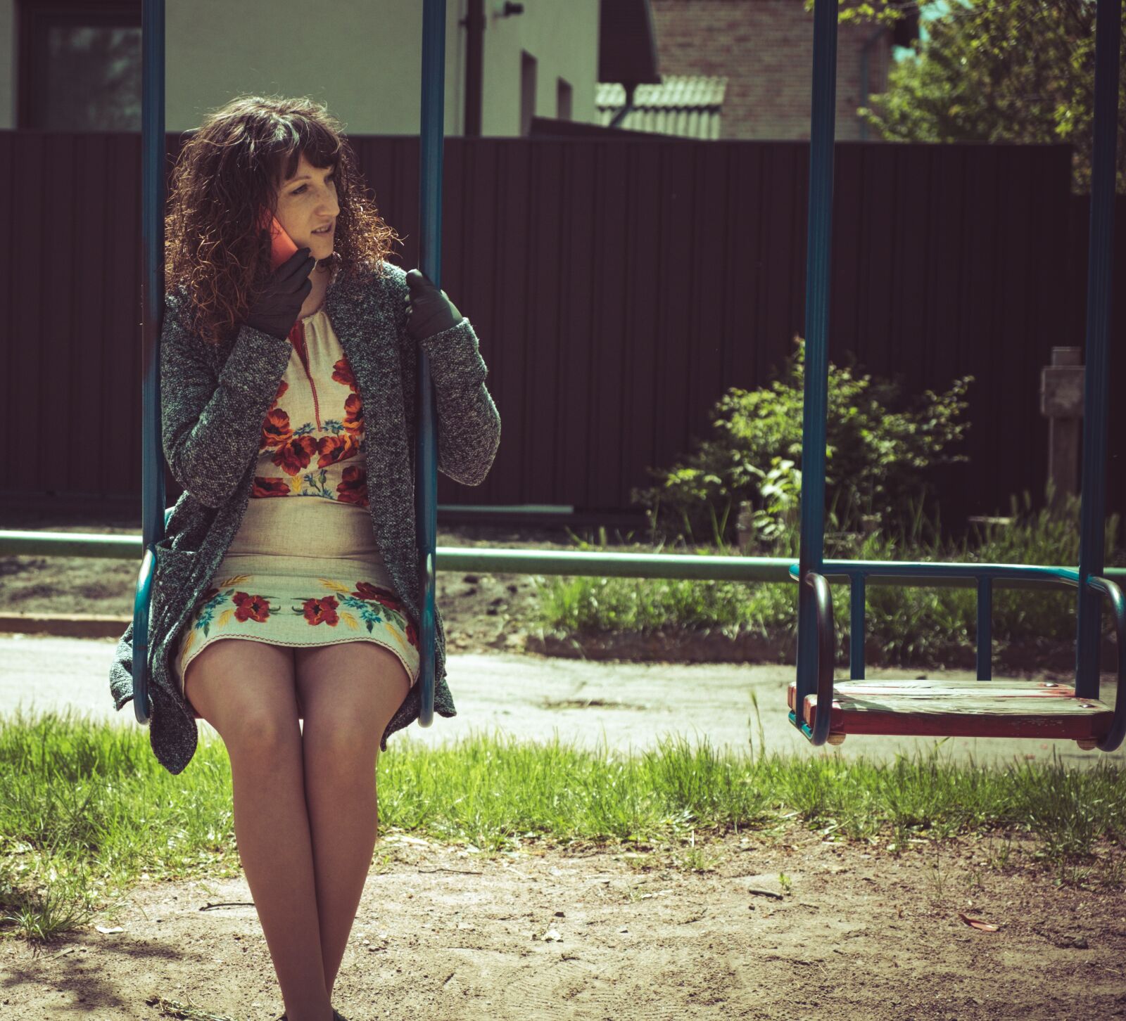 Fujifilm X-T3 sample photo. Girl, swing, happiness photography