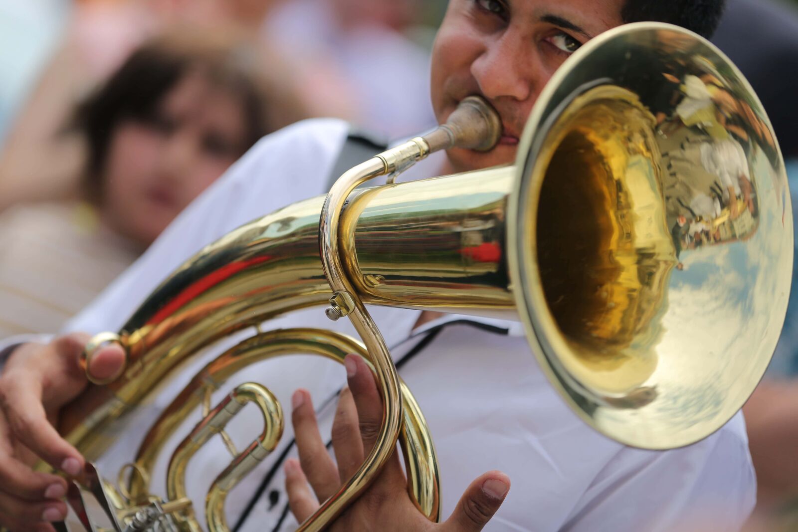 Canon EOS 5D Mark III sample photo. Trumpet, trumpeter, musician, brass photography