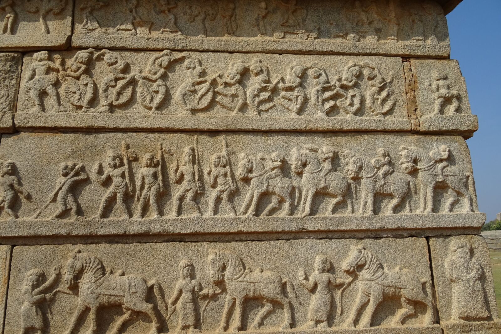 Sony DSC-HX60V sample photo. Hazara rama temple, hampi photography