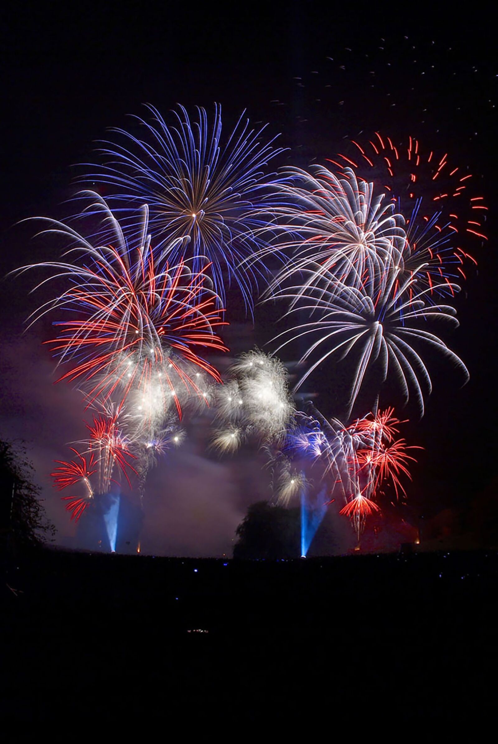 Nikon D80 sample photo. Fireworks, bonfire, night photography