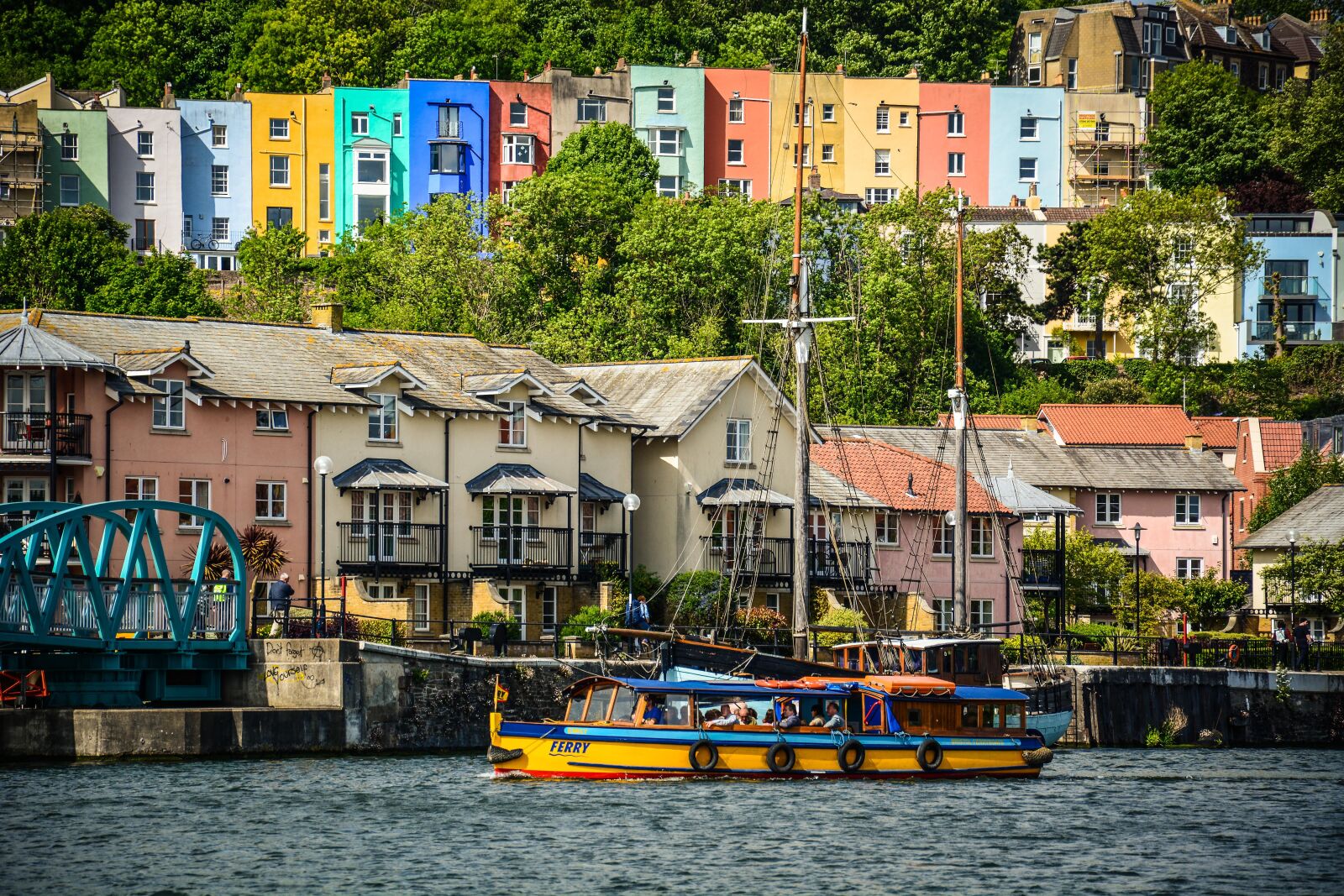 Nikon D7100 sample photo. Bristol, harbour, ferry photography