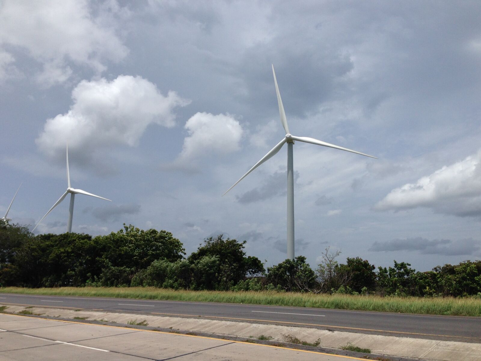 iPhone 5 back camera 4.12mm f/2.4 sample photo. Windmill, power, wind photography