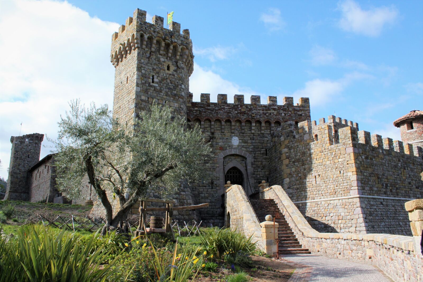 Canon EOS 500D (EOS Rebel T1i / EOS Kiss X3) sample photo. Castle, napa, napa valley photography