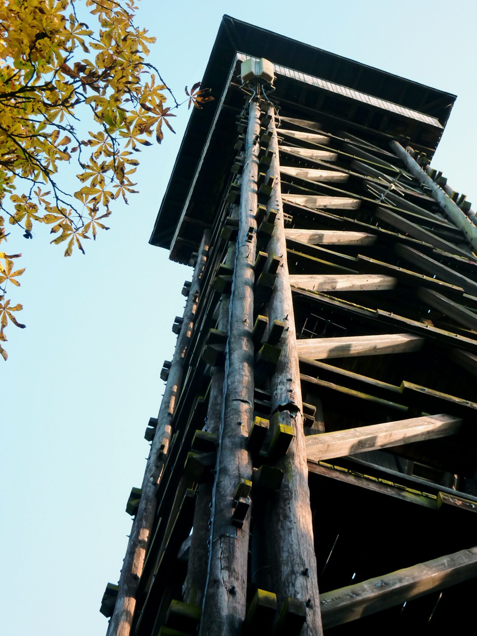 Panasonic DMC-TZ7 sample photo. Tower, wooden tower, observation photography