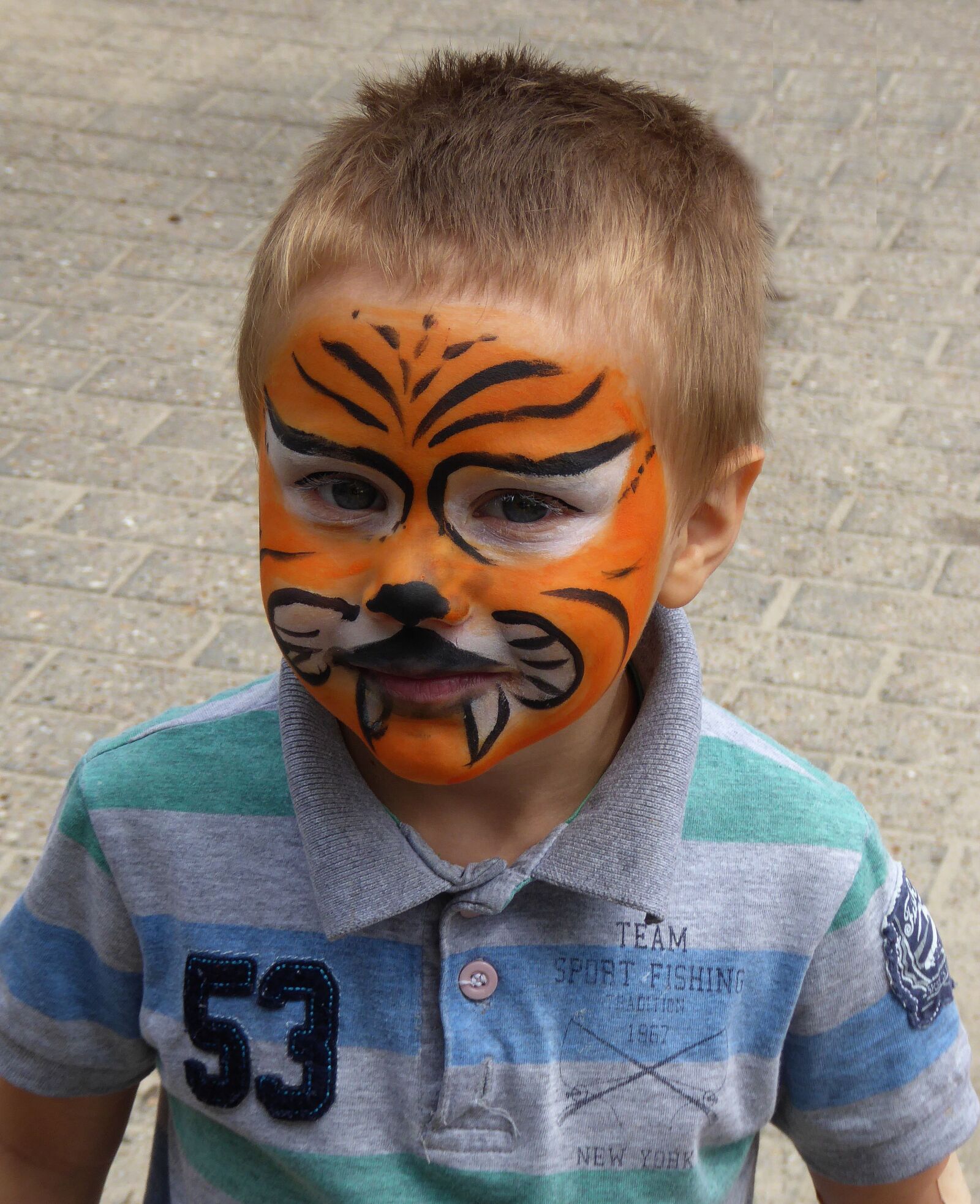 Panasonic DMC-TZ61 sample photo. Little boy, face, melted photography