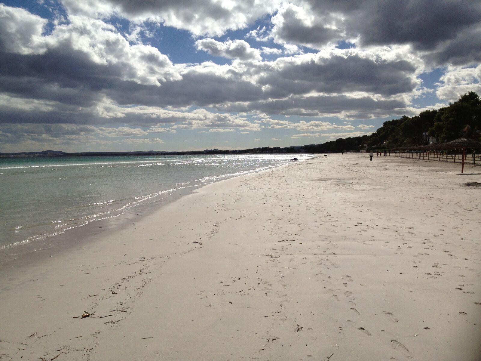 Apple iPhone 4S sample photo. Alcudia beach, clouds, more photography