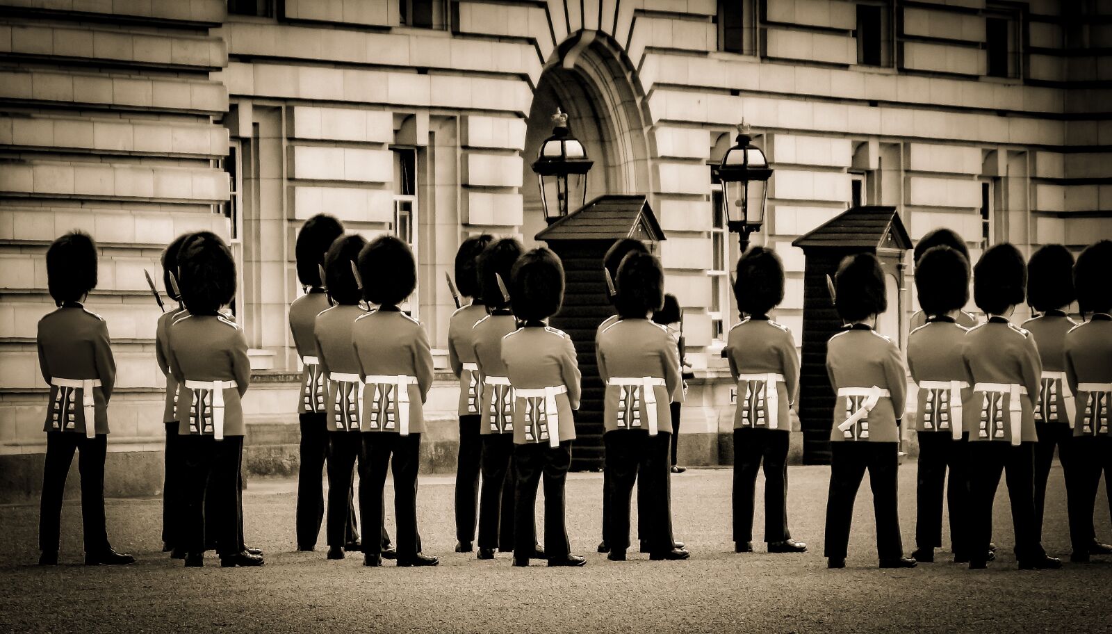 Nikon COOLPIX L340 sample photo. Changing of the guards photography