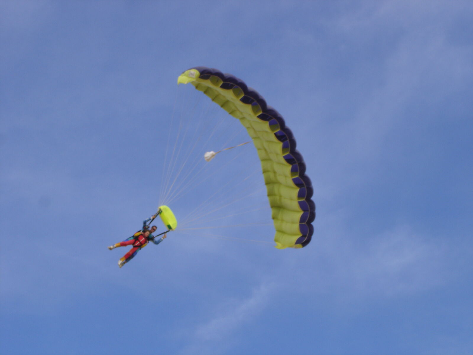 Sony DSC-W1 sample photo. First, skydive photography