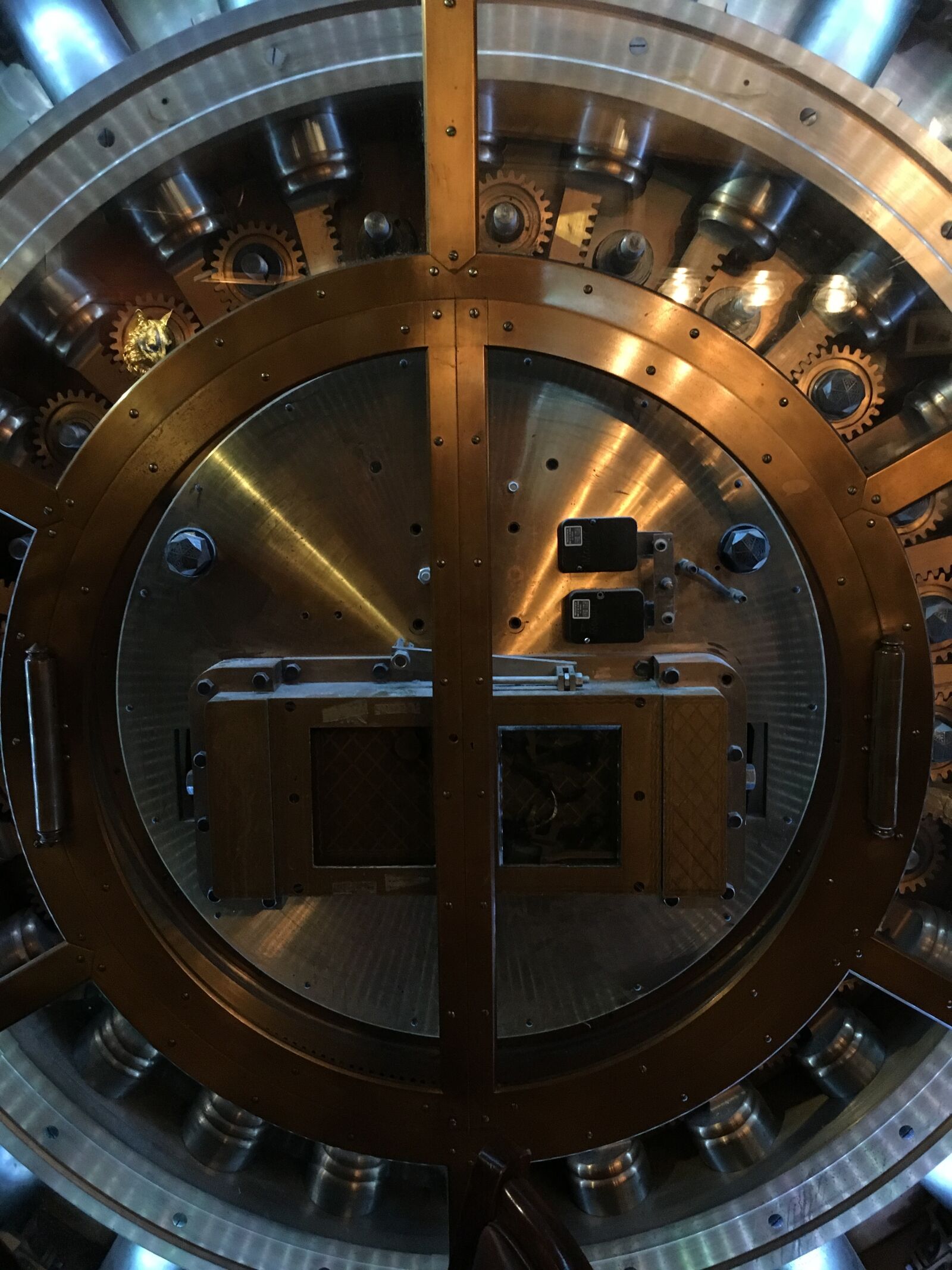 Apple iPhone 6s sample photo. Vault, copper, bank photography
