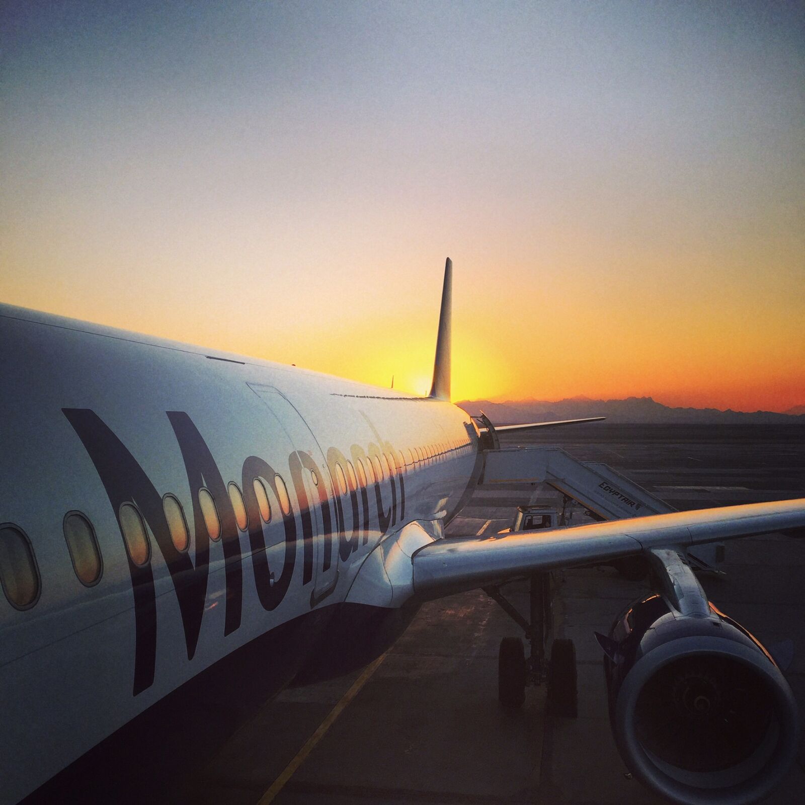iPhone 6 back camera 4.15mm f/2.2 sample photo. A321, airbus, monarch, monarch photography