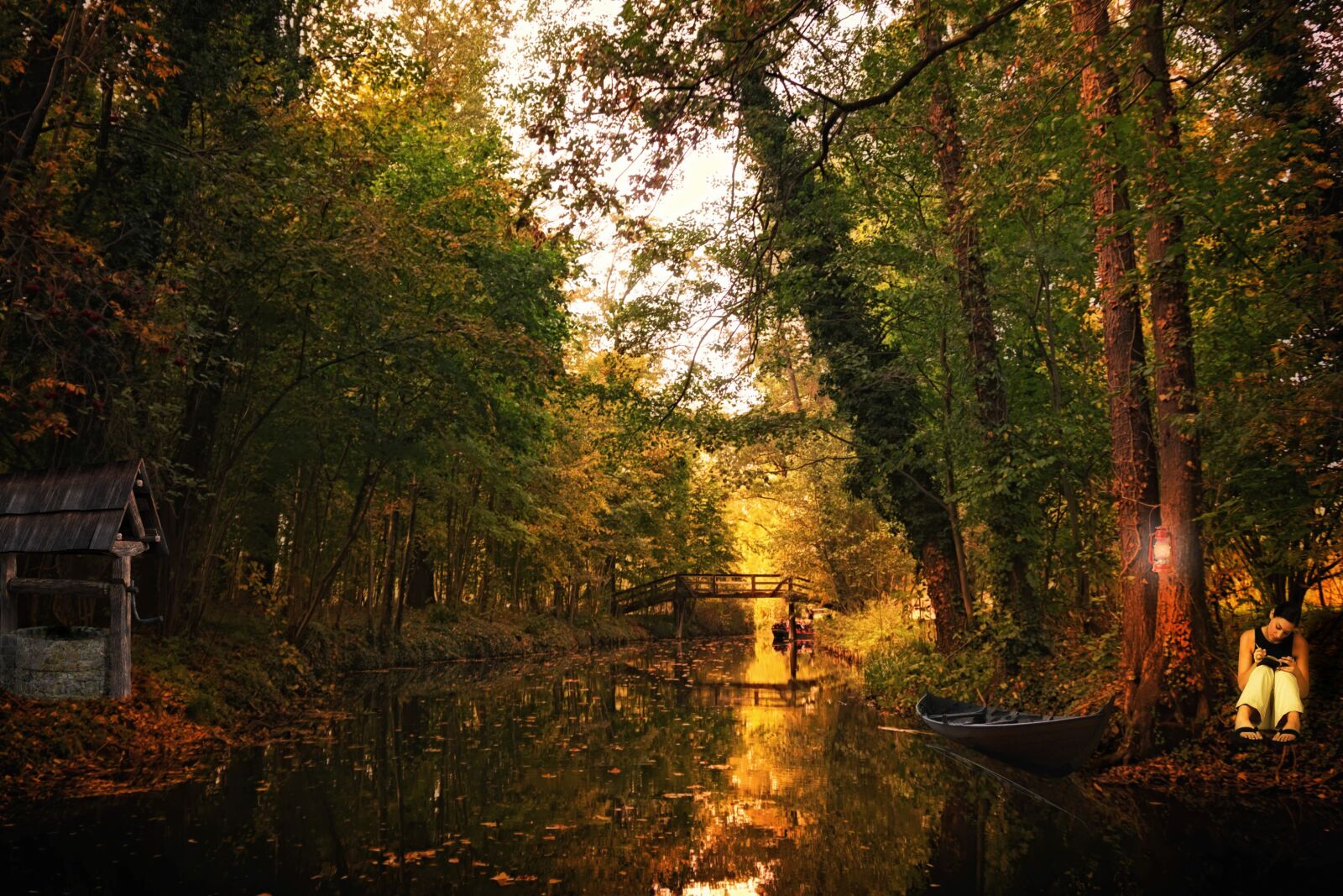 Sony a6000 sample photo. Spreewald, water, channel photography