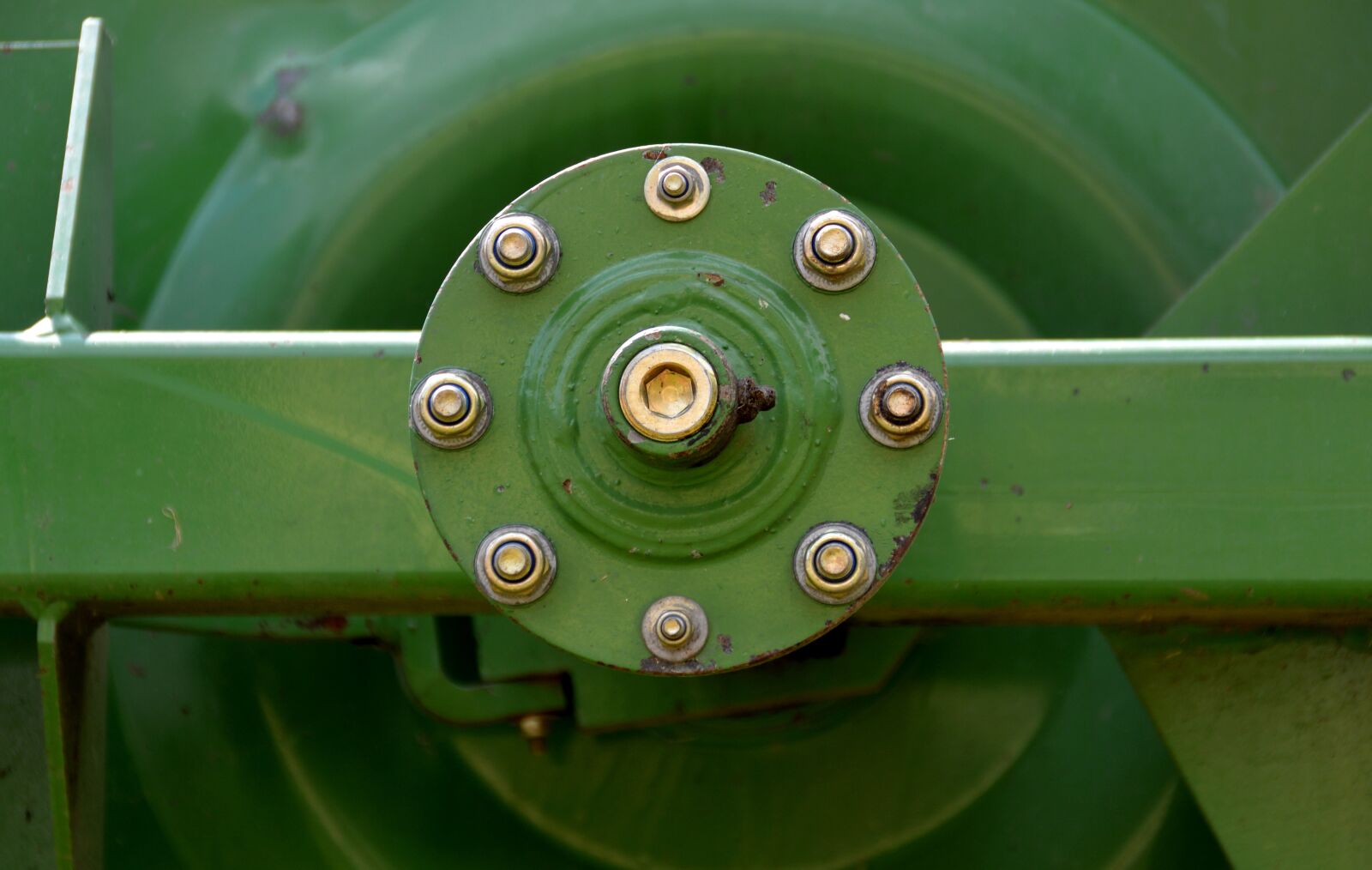 Nikon D3200 sample photo. Round, screw, detail photography