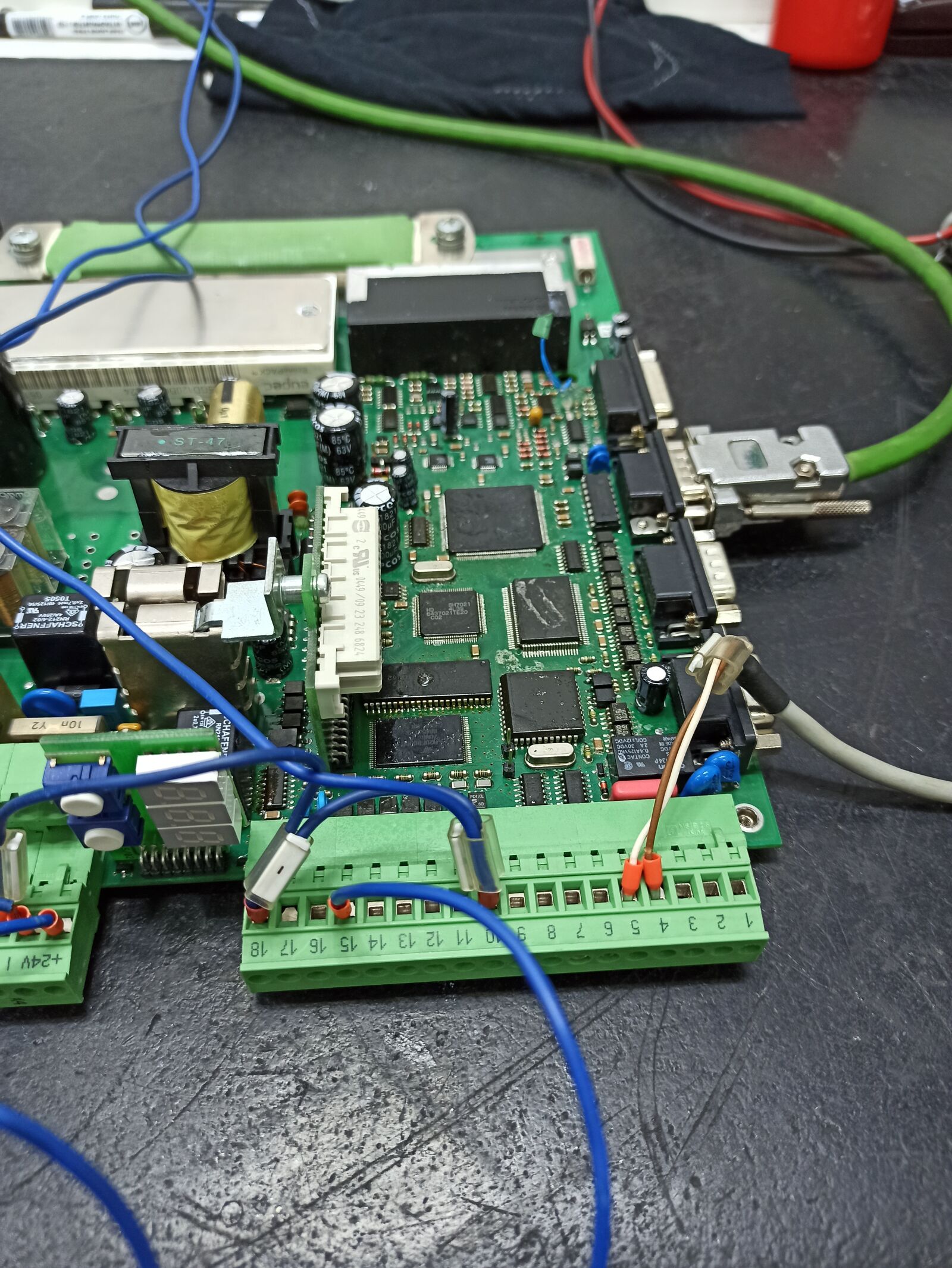 Xiaomi Redmi Note 8 Pro sample photo. The electronics board, servodrive photography