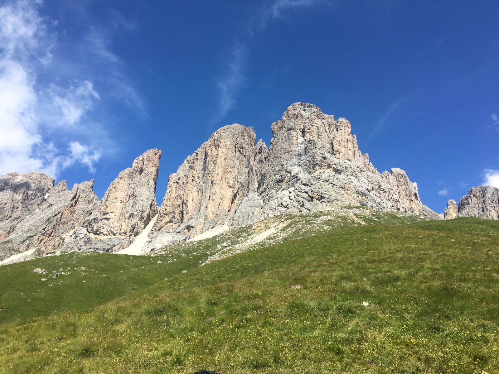 iPhone 6s Plus back camera 4.15mm f/2.2 sample photo. Dolomites, passo sella, mountains photography