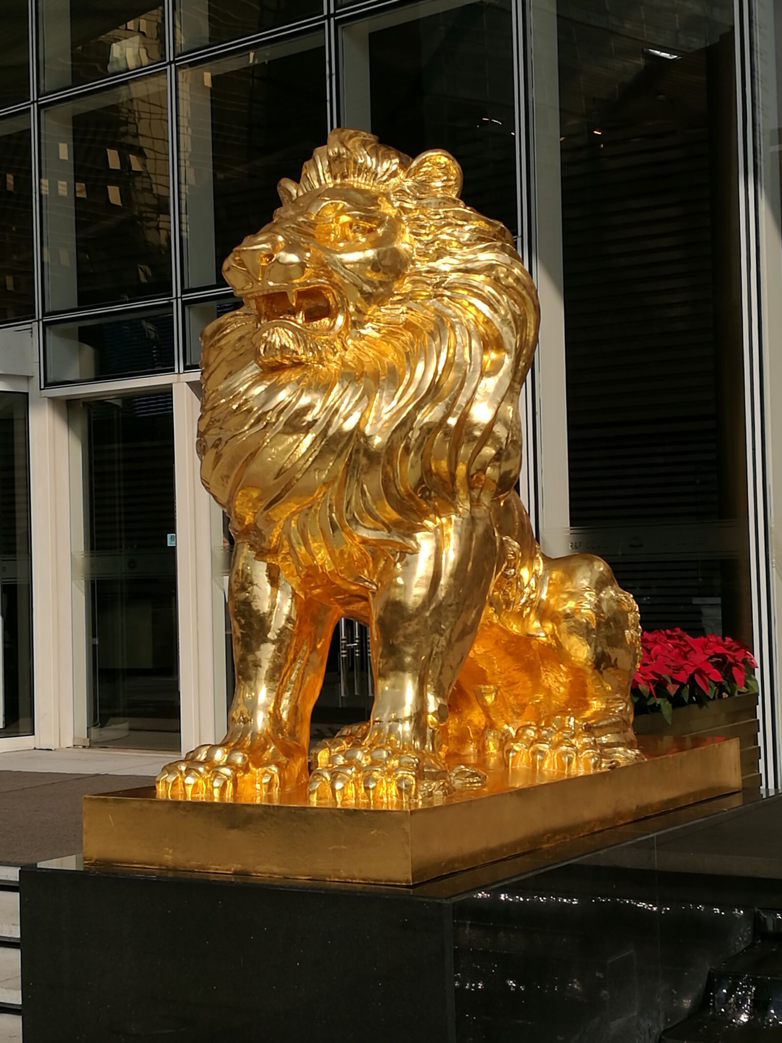 HUAWEI P9 sample photo. China, golden, lion photography