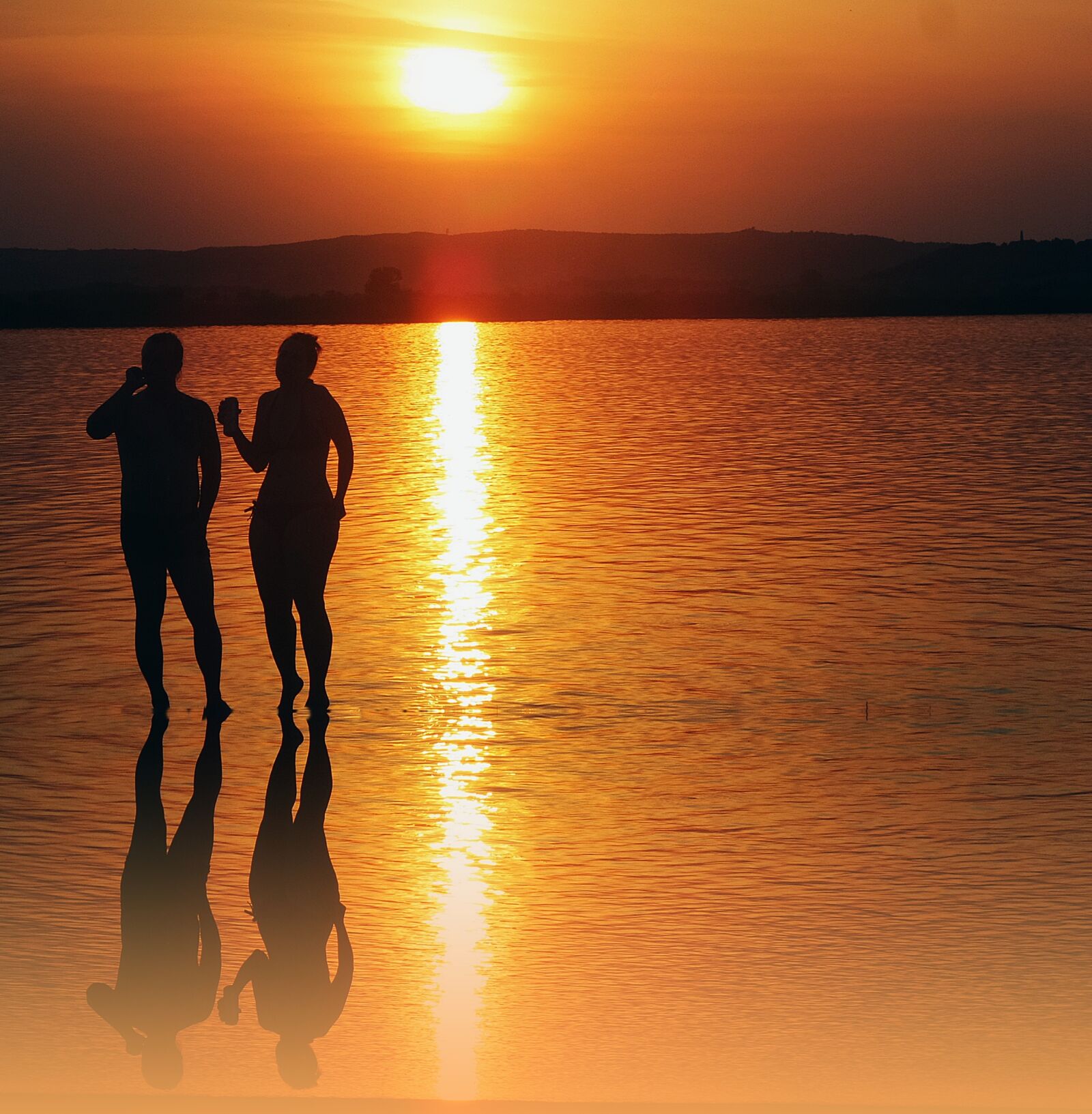 Samsung Galaxy K Zoom sample photo. Summer, sunset, lake photography