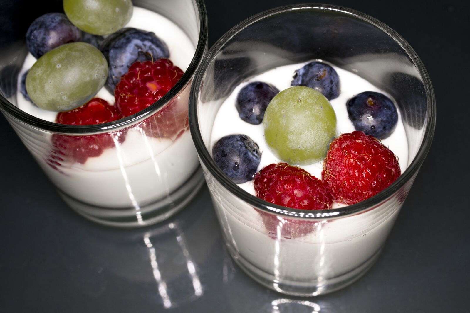 Pentax smc D-FA 50mm F2.8 Macro sample photo. Fruit, yogurt, blueberries photography