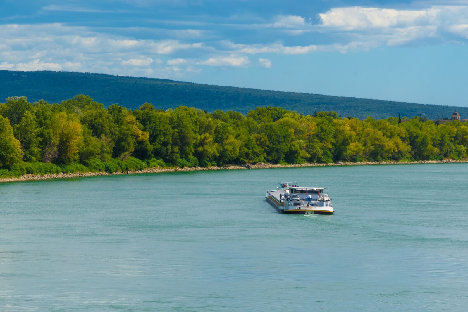 Nikon D750 sample photo. Rhône, river, peniche photography