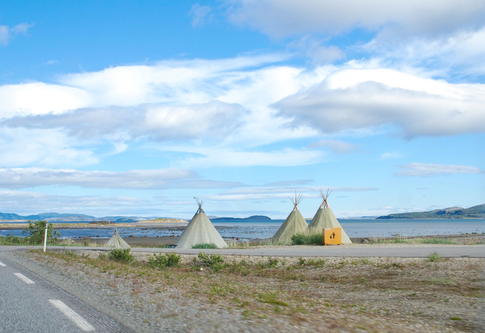 Nikon D80 sample photo. Norway, road e69, blue photography