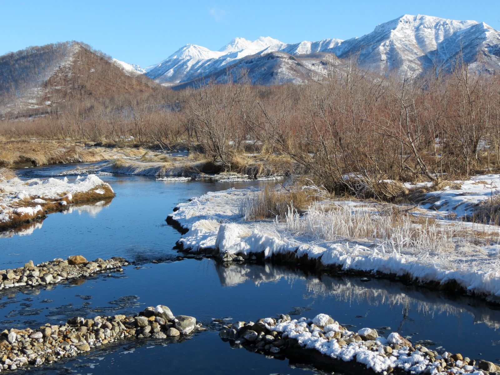 Canon PowerShot SX40 HS sample photo. River, mountains, volcanoes photography