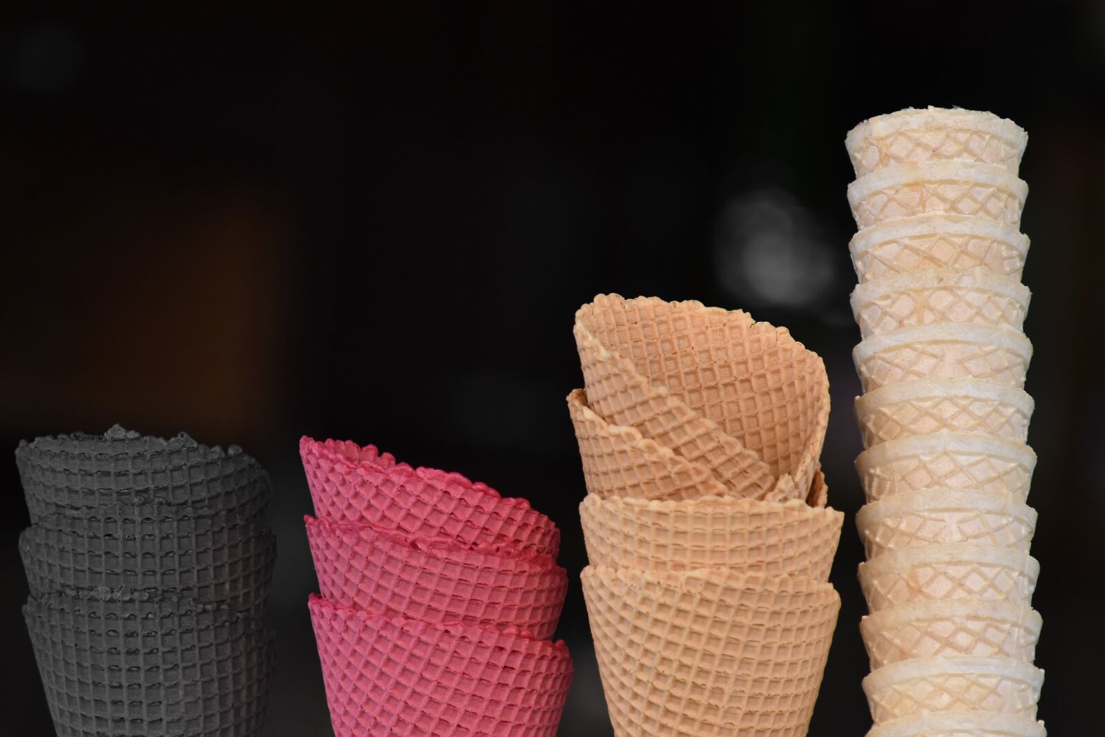 Nikon D5500 sample photo. Cornet, vanilla, cone, basket photography